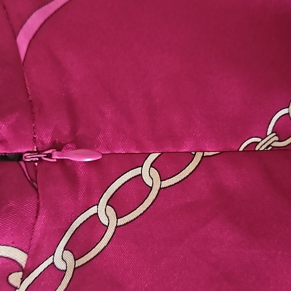 NEW! ANN TAYLOR Chain Print Mock Neck Sheath Mini Dress XSP. - Picture 7 of 8